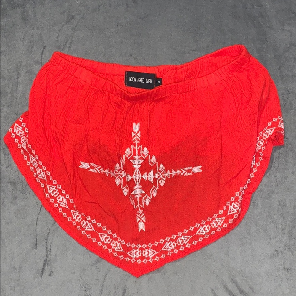 Nixon Asked Cash Strapless Bandana Top